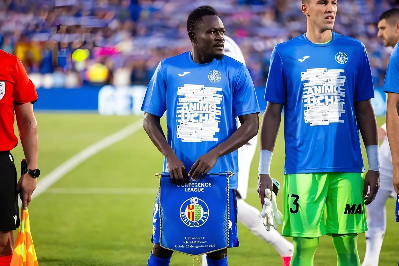 Banderín del Getafe CF para la Conference League