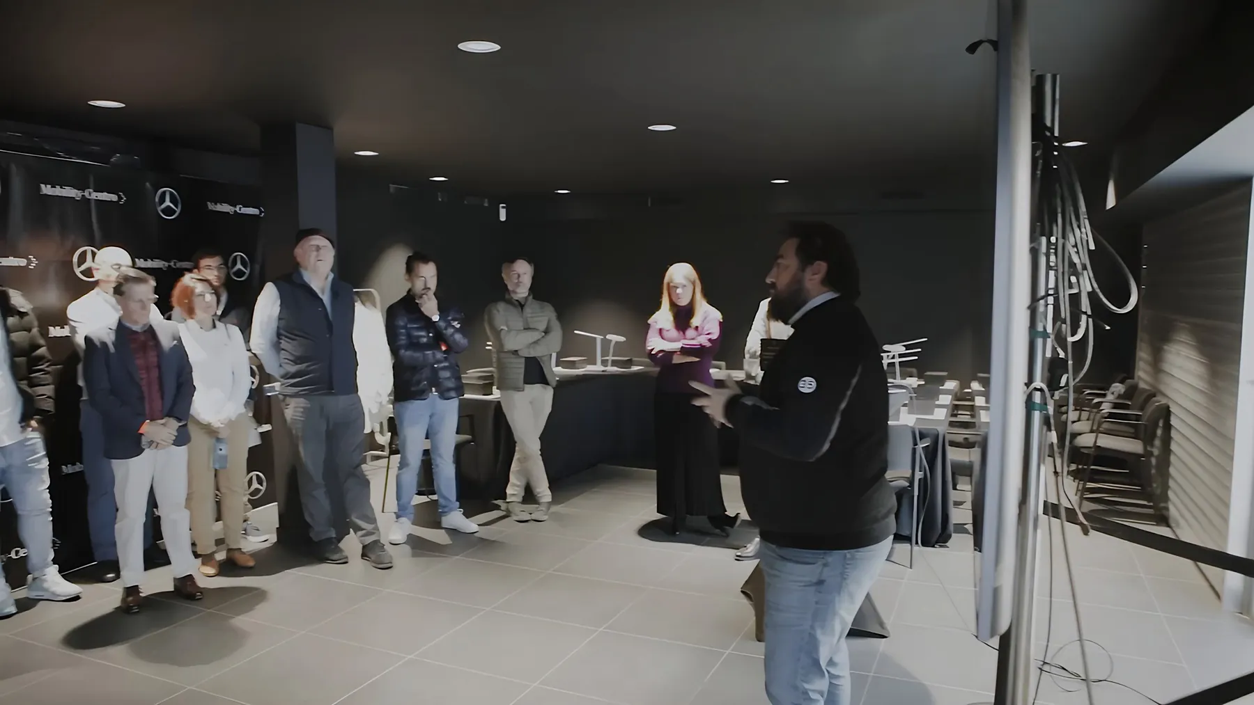 Grupo de asistentes en la Mercedes-AMG Experience